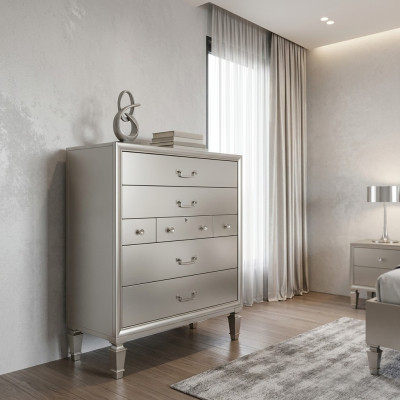 Luxe meubelen, gouden commodes, commodekast, houten kast, woon
