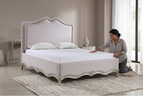 Luxe hotelbedden tweepersoonsbed ontwerp hout klassiek 180x200 slaapkamer
