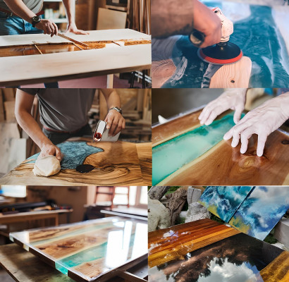 Ronde tafels Eettafel Ontwerp Tafel Modern Zee Rivier Meubels 90 cm