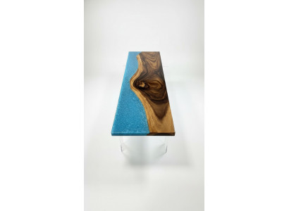 Epoxihars eettafel echt decoratief hout massieve meubels waterval epoxytafel