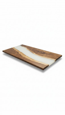 Waterval epoxy tafel giet hars eettafel epoxyhars echt hout massief