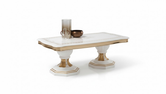 Luxe woonkamer tafel salontafel design tafels stijl meubels rechthoekig houten tafel
