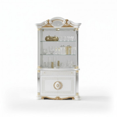 Vitrine Italiaanse luxe meubels Vitrine commodekast Glazen ontwerp kast