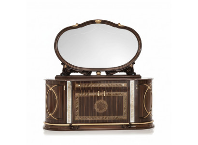 Klassieke dressoir met spiegel commode xxl kast sideboard Italiaanse meubels