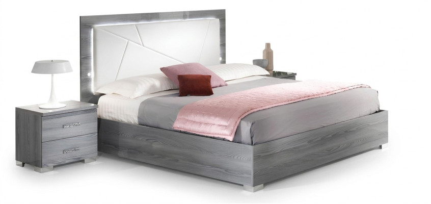 Slaapkamer set Bed 2x Nachtkastjes 3-delig. Italiaanse meubels Luxe Hotel Nieuw