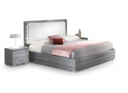 Slaapkamer set Bed 2x Nachtkastjes 3-delig. Italiaanse meubels Luxe Hotel Nieuw