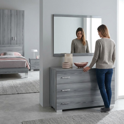 Ladenkast kast met spiegel ontwerp meubels luxe meubels kapstok 2-delig set Nieuw