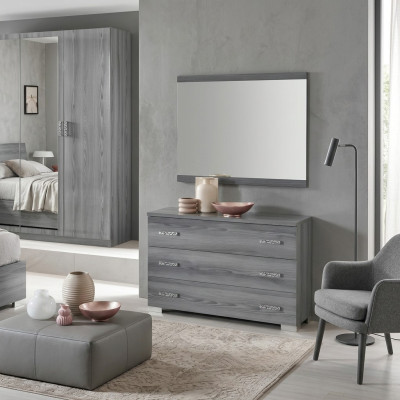 Ladenkast kast met spiegel ontwerp meubels luxe meubels kapstok 2-delig set Nieuw