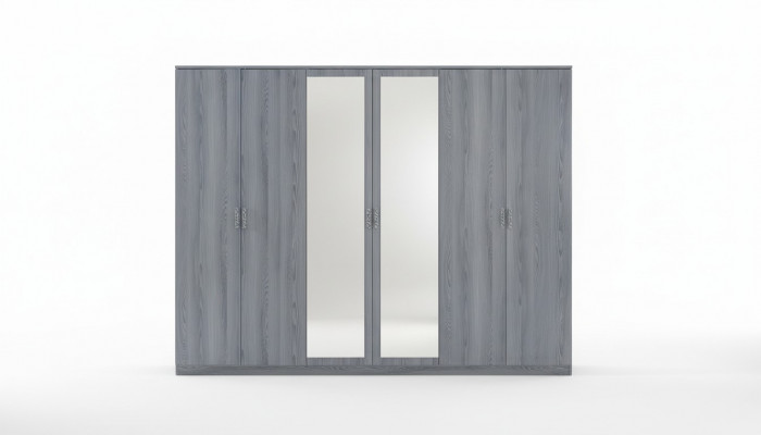 Slaapkamer meubels Kledingkast Kasten Kast Wandkast 6 deuren Hout Nieuw