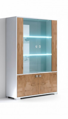 Vitrine XXL Vitrinen Woonkamer 110*50 Kasten Design Italiaanse meubels nieuw