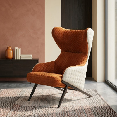 Luxe design meubels stoelen Moderne design fauteuil Decoratieve textiel woonkamer.