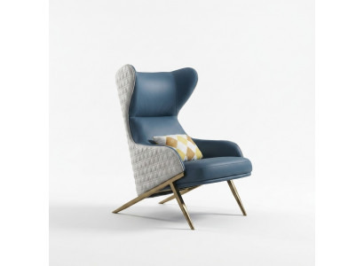 Luxury Design Meubels Moderne Design Fauteuil 74*90cm Leer Woonkamer