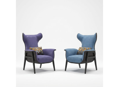 Fauteuil Textiel Woonkamer Lounge Luxe Design Meubels Stoelen Modern