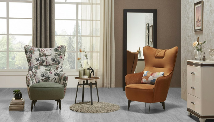 Luxe design meubels stoelen Moderne design decoratieve fauteuils textiel woonkamer