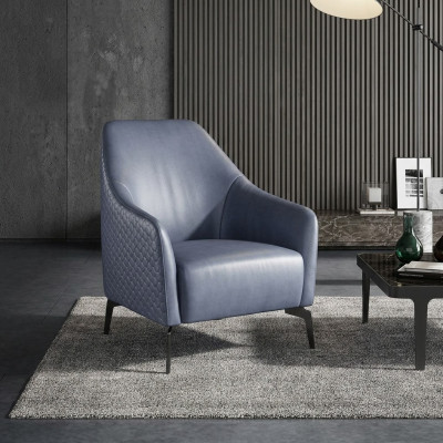 Moderne design fauteuil van leer voor de woonkamer lounge luxe design meubels