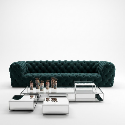 Chesterfield vierzits XXL luxe loungestoel voor exclusief.