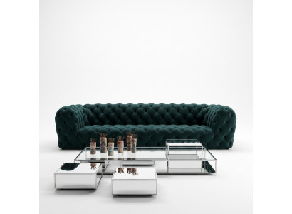 Chesterfield vierzits XXL luxe loungestoel voor exclusief.