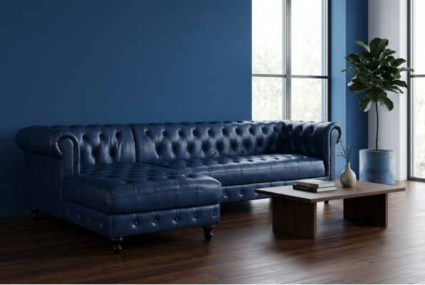 Chesterfield hoekbank bank bank bekleding hoekbank klassieke meubels