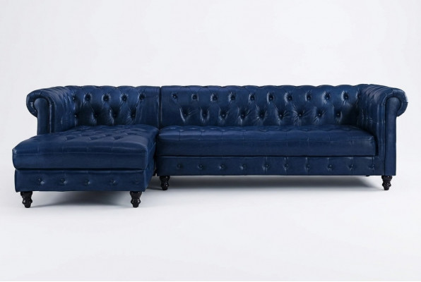 Chesterfield hoekbank bank bank bekleding hoekbank klassieke meubels