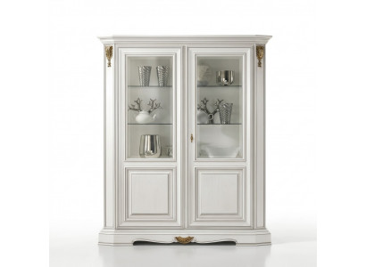 Vitrines woonkamer wit kasten dressoir wit lichte vitrinekast klassiek