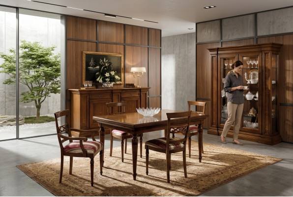 Eettafel + 4x stoelen Stoel Eetkamer Set Eetgroep Modern Tafel Tafels Set