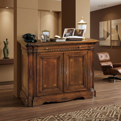 Kast Hoge Kast Zijbord Laag Bord Commodes Ontwerp Luxe Kasten Hout