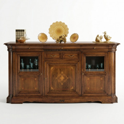 Dressoir Buffet Commode Lade Vitrine Woonkamer Hout Buffetkast Nieuw