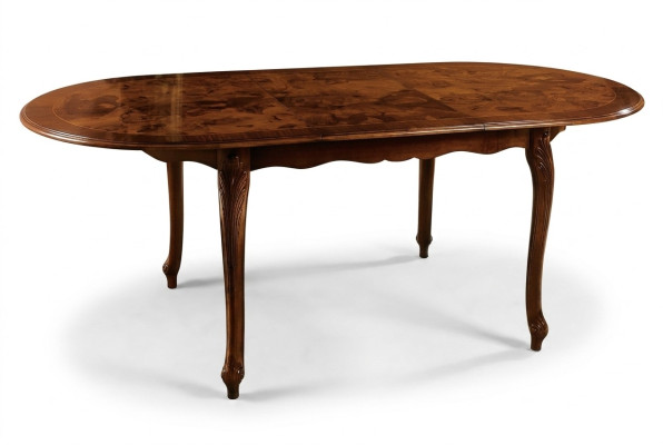 Eettafel Ovale Houten Tafel Meubels Tafels Inrichting Massief Hout Italië Rond Nieuw