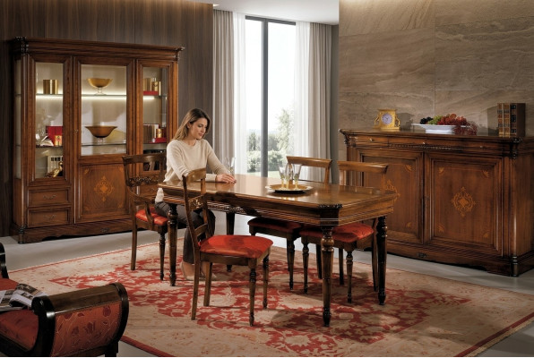 Eettafel Hout Eettafels Eetkamer Tafels Tafel Antieke Stijl Massief Houten Meubelen Nieuw