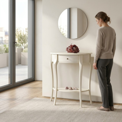 Console nachtkastje slaapkamer bijzettafel Modern design meubels hout wit Nieuw
