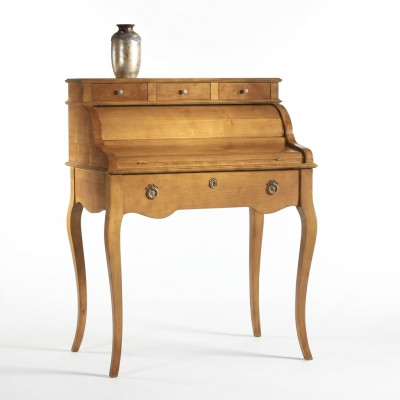 Oude bureau Engelse tafels Massief houten tafel Secretaris Italiaans