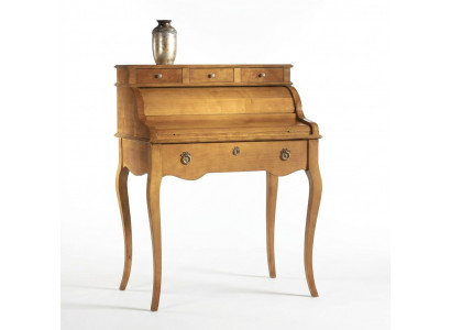 Oude bureau Engelse tafels Massief houten tafel Secretaris Italiaans