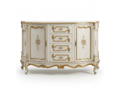 Laden Klassieke kast Massief houten meubels Dressoir Italiaanse inrichting