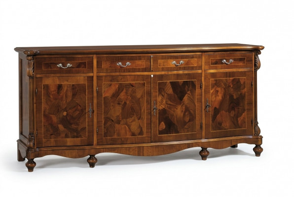 Commode Klassiek kast Massief houten meubilair Italiaanse inrichting Dressoir
