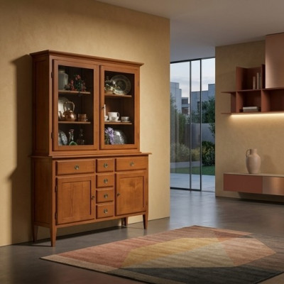 Dressoir Vitrine Buffetkast Italiaanse meubels Inrichting Planken Vitrines