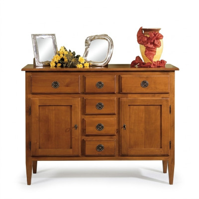 Laden Dressoir Sideboard Bruin Sideboards Kast Laden Meubels Massief Hout