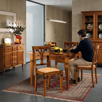 Eettafel antieke stijl massief houten meubels Italiaanse eettafels tafel houten tafels