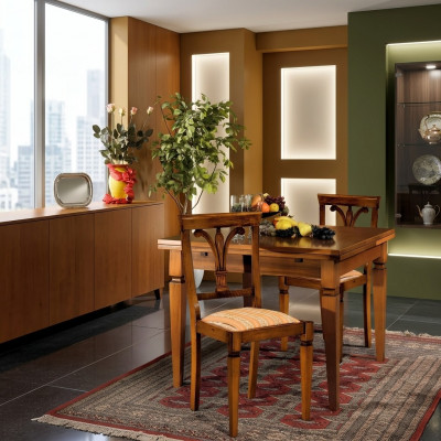 Eettafel antieke stijl massief houten meubels Italiaanse eettafels tafel houten tafels
