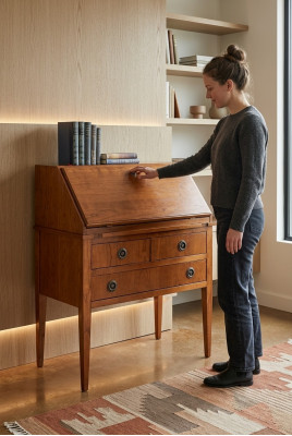 Secretaire ladekast secretaresses Italiaanse meubels bureaus tafels kantoor huis nieuw