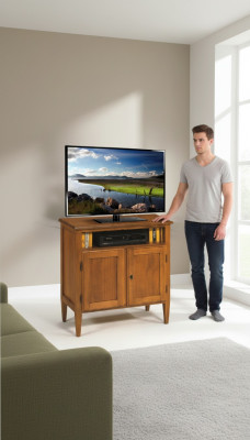 tv meubel tv-standaard rtv Massief houten meubels Italiaanse dressoir rekken Nieuw