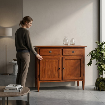 TV-boekenplank Boekenplank voor woonkamer Met laden Met planken Bruin hout
