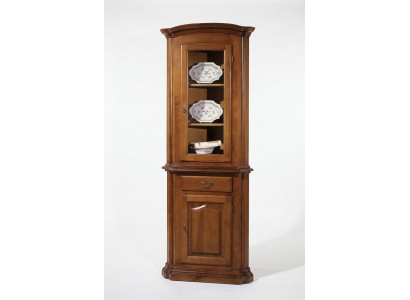 Vitrine Dressoir Retro Stijl Woonkamer Kast Commode Kasten Massief Vitrines