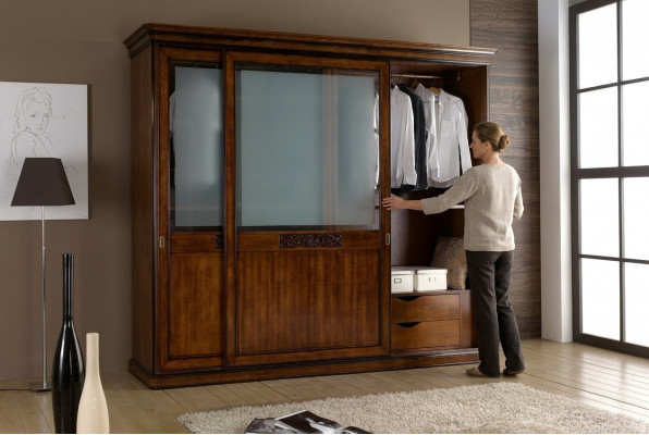 Kledingkast Slaapkamer Kast Luxe Vaccari cav giovanni Massief hout Nieuw