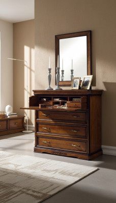 Sideboard - commode - dressoir - massief houten kast - meubels - bruine commodes