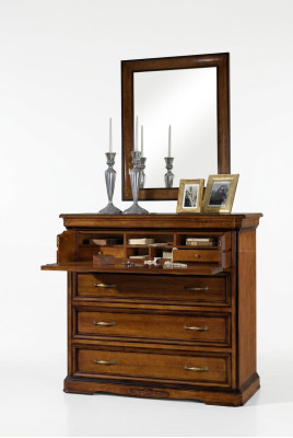 Sideboard - commode - dressoir - massief houten kast - meubels - bruine commodes