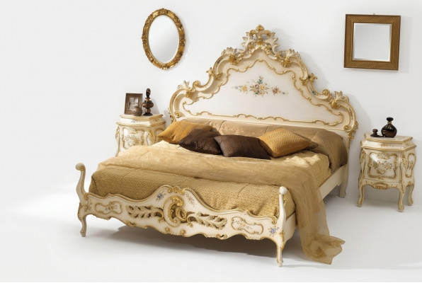 Slaapkamer wit bed hout luxe Vaccari cav giovanni Massiefhout Nieuw