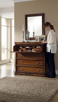 Sideboard Ladekast Dressoir Sideboards Massief Houten Kast Meubels Ladenkast Bruin