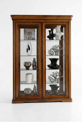 Woonkamer vitrinekast boekenplank dressoir Klassieke meubels Planken Hout  Woonkamer vitrinekast boekenplank dressoir Klassieke meubels Planken Hout