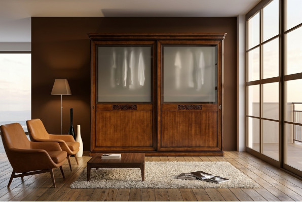 Slaapkamer schuifdeurkast kast spiegel kledingkasten luxe meubels nieuw