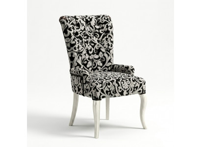 Eetkamer leunstoel gestoffeerde stoel luxe fauteuil stoel stoelen thuiskantoor meubels